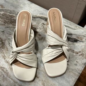 White Kaanas sandals. NWOT